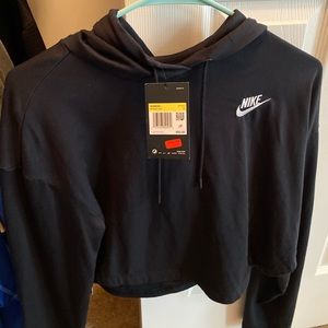Cropped nike hoodie